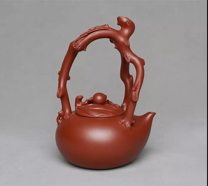 10種最美花器提梁壺，精美別致雕花紫砂壺!