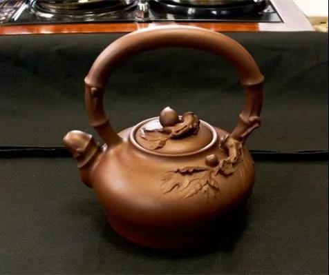 10種最美花器提梁壺，精美別致雕花紫砂壺!