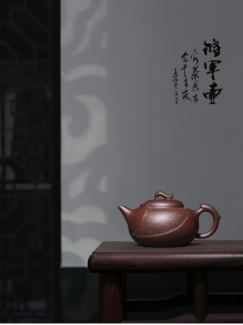 將軍壺紫砂壺，雅韻精美紫砂壺