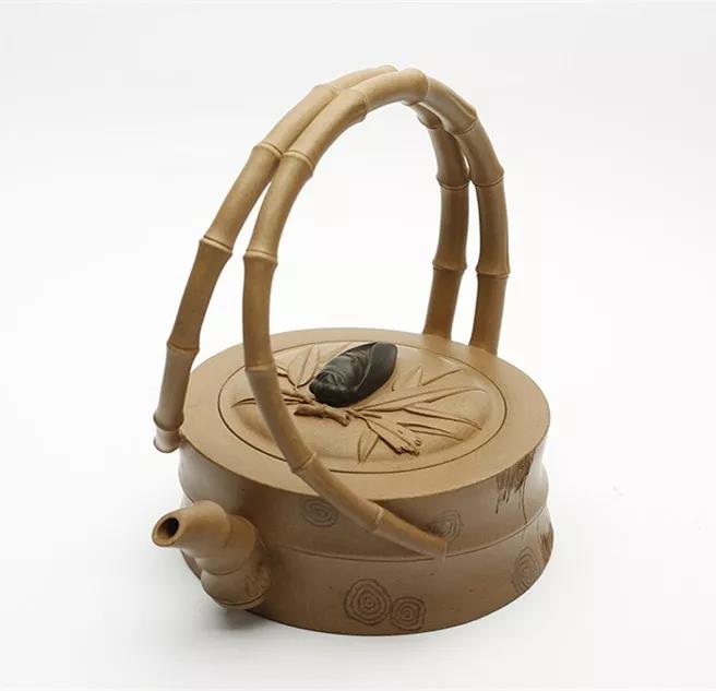 10種最美花器提梁壺，精美別致雕花紫砂壺!